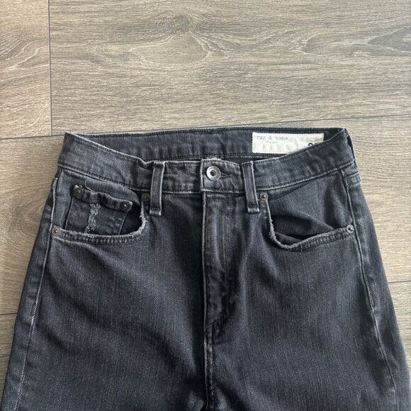 Rag & Bone High-rise Distressed Ankle Skinny Jeans - Picture 7 of 13